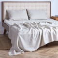 Natural sheet set2 - flat and fitted sheets and 2 pillowcases 