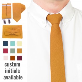 Mustard (marigold) necktie
