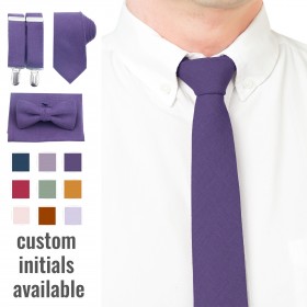 Plum tie