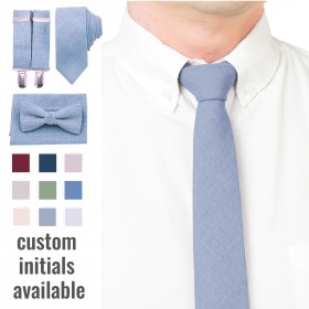 Dusty blue ties25