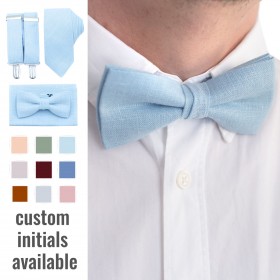 Light blue (ice blue) bow tie Light blue (ice blue) bow tie