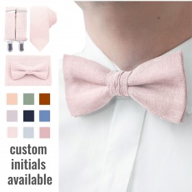 Petal pink bow tie Petal pink bow tie