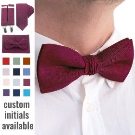 Burgundy (wine/cabernet) bow tie Burgundy (wine/cabernet) bow tie