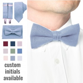 Dusty blue bow tie Dusty blue bow tie