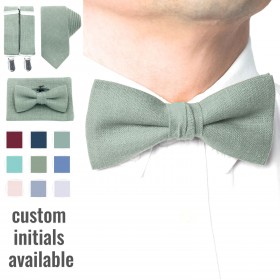Dusty sage bow tie Dusty sage bow tie