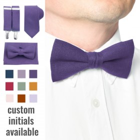 Plum bow tie Plum bow tie