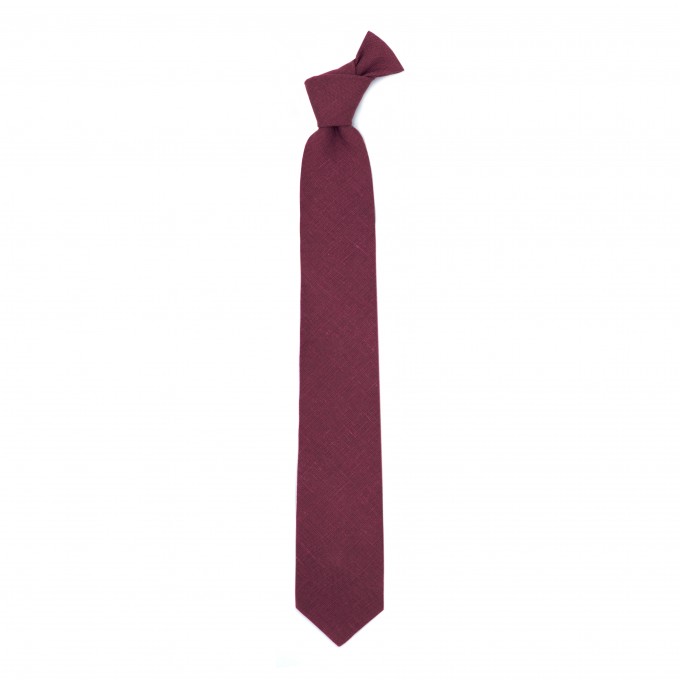 Burgundy (wine/cabernet) tie
