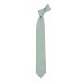 Linen dusty sage necktie