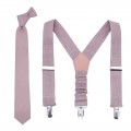 Lavender (lavendrhaze) tie and suspenders
