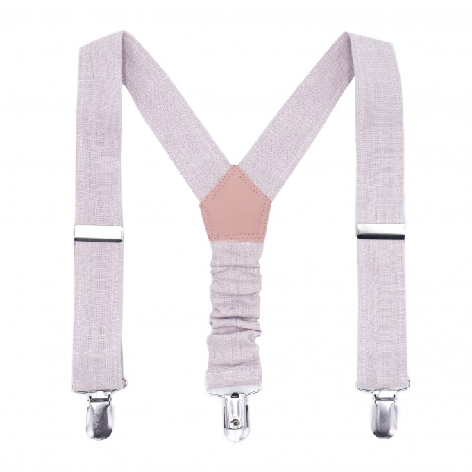 Linen blush pink (cameo) suspenders21