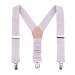 Linen blush pink (cameo) suspenders