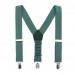 Linen forest green (hunter) suspenders29