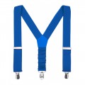 Linen royal blue suspenders