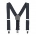 Linen black suspenders10