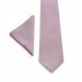 Linen lavender haze tie and pocket square