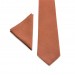 Cinnamon tie and pocket square