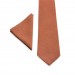 Linen cinnamon pocket square