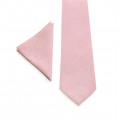 Linen dusty rose (ballet) ties and pocket square