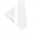 White tie and pocket square