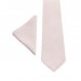 Petal pink tie and pocket square