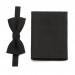 Black bow tie and pocket square