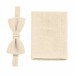 Linen beige (champagne) bow tie