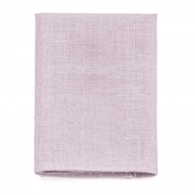 Linen blush pink pocket square