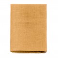 Linen mustard pocket square 