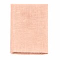 Linen peach pocket square
