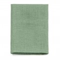 Linen sage green pocket square