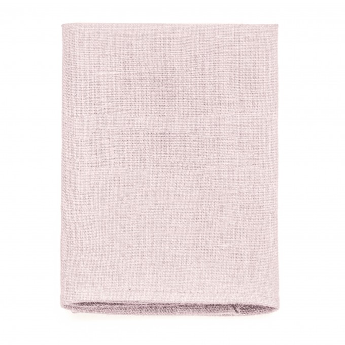 Linen petal pink pocket square