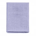 Linen light purple pocket square