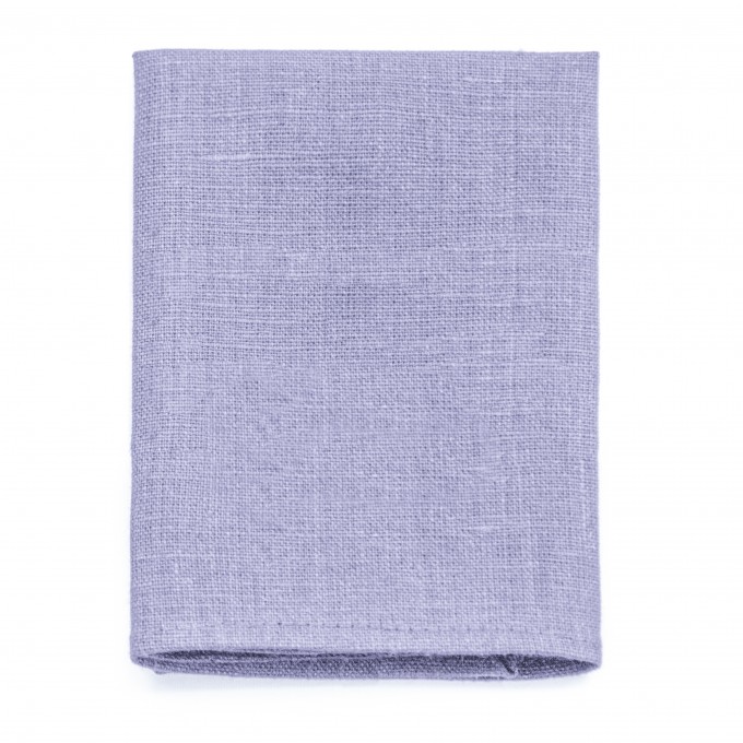 Linen light purple pocket square2