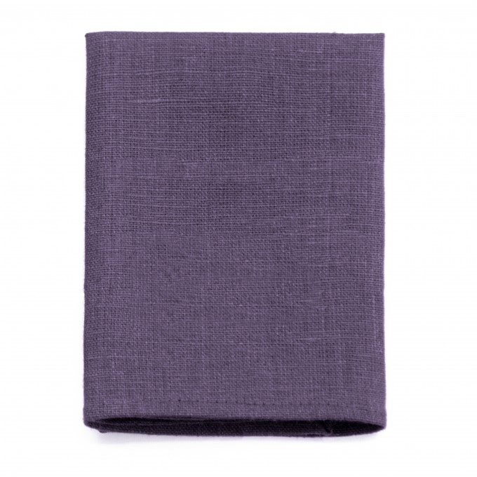 Linen plum pocket square