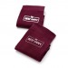 Burgundy groomsman wedding socks16 with custom design