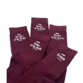 Burgundy socks6 for Father of the Bride, Groom, Grommsman