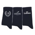Black socks13 for personalized gift with custom design