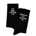 Black special socks8 for a special walk