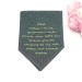 Charcoal gray handkerchief for dad gift