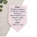Blush pink handkerchief daughter for dad 