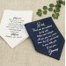 Set of 2 handkerchiefs for parents on wedding day