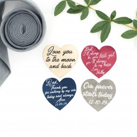 Wedding personalized tie patch1