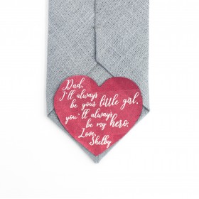 Wedding tie patch8 father of the bride gift