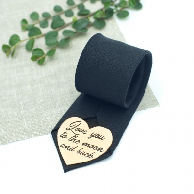 Groom gift from bride tie patch
