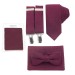 Mens Neck Ties for Wedding Outfit with Matching Suspenders, Pocket Squares, Bow Ties