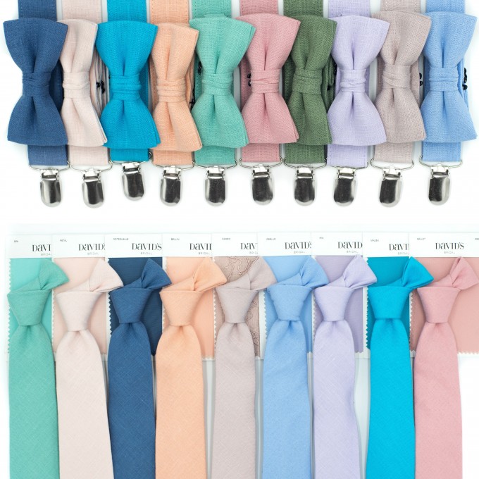 David's Bridal Ties, Bow Ties, Suspenders, Pocket Squares