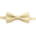 Linen beige (champagne) bow tie