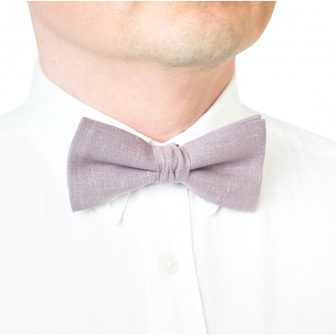 Lavender (lavendrhaze) bow tie