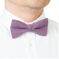 Mauve (wisteria) bow tie