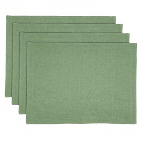 Sage green linen placemats Sage green linen placemats